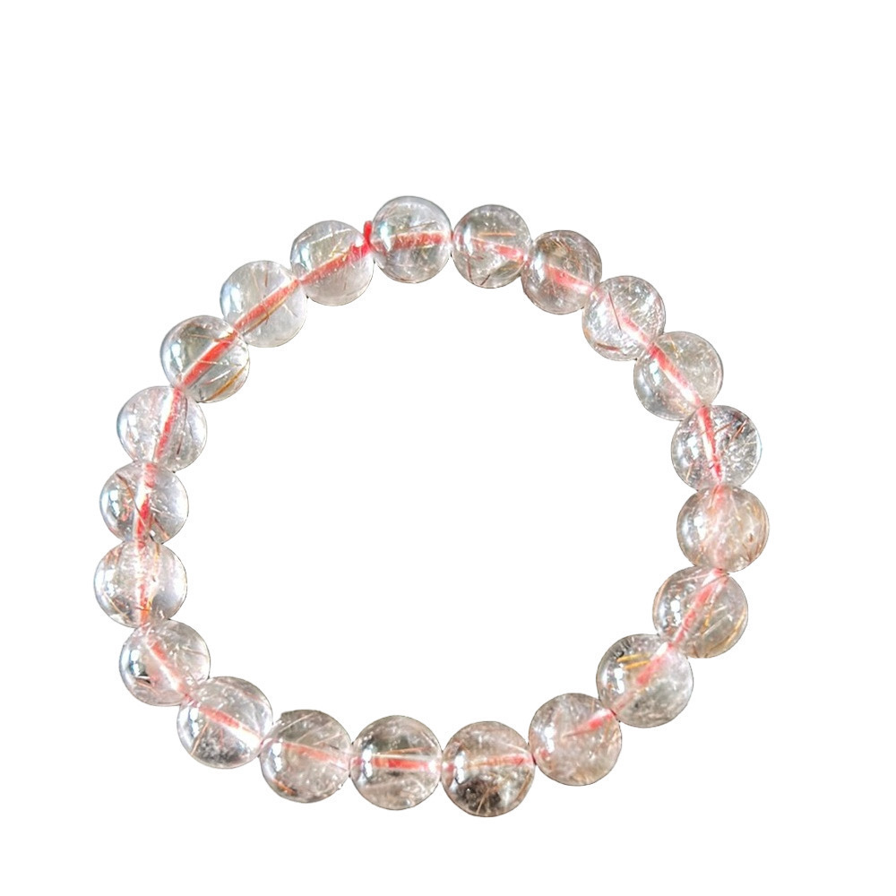 Red Rutilated Quartz Bracelet new opportunities, motivation and higher purpose